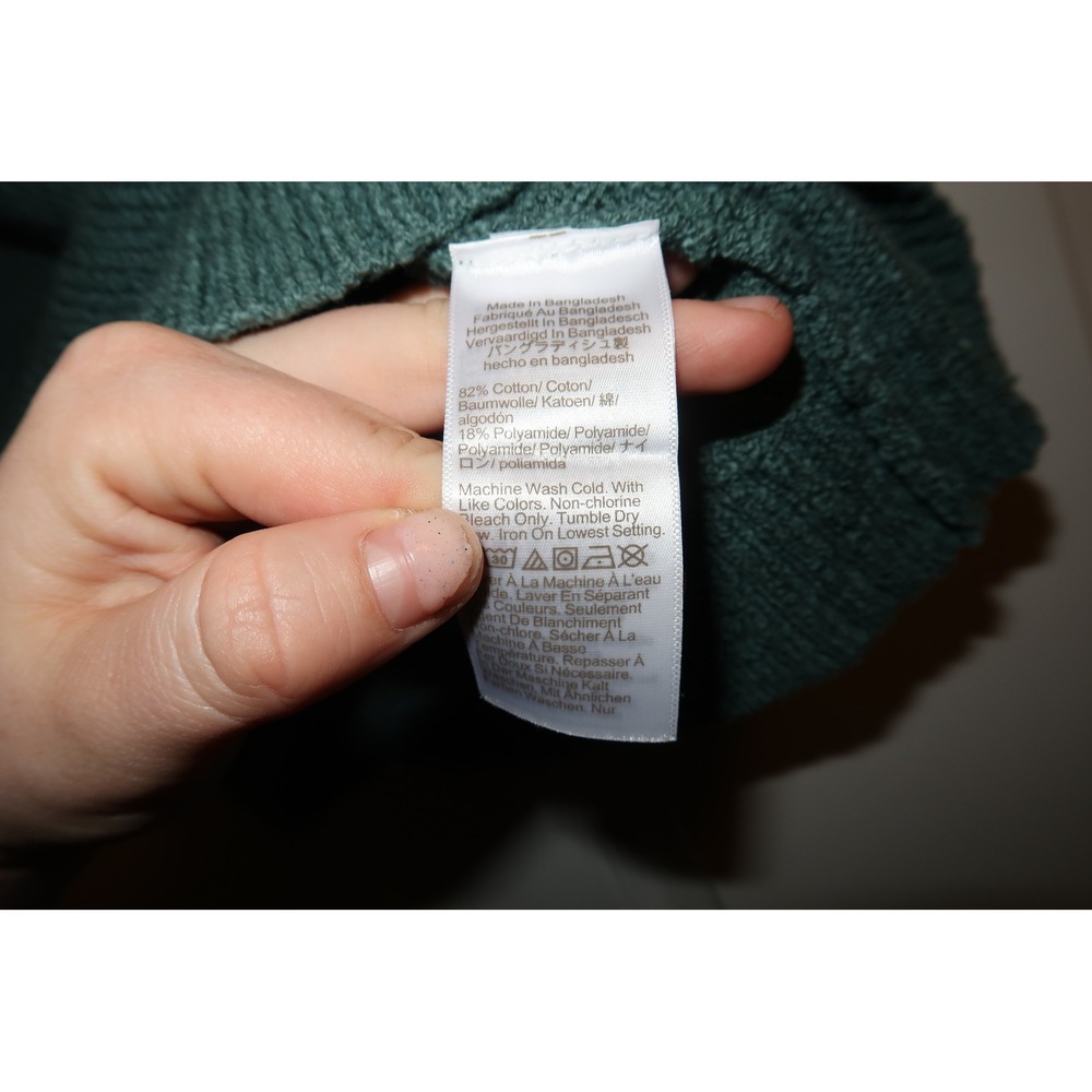 J.Crew Sweater Vest Green Small CC114 Sleeveless Knit Office Casual - Picture 6 of 8